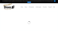 Desktop Screenshot of nakedshoes.de